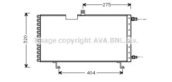 Кондиционер AVA QUALITY COOLING для PEUGEOT 205 I (741A/C) 1.7 Diesel