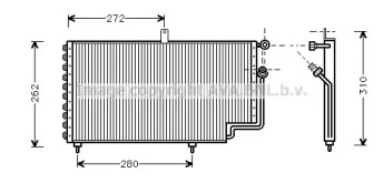 Кондиционер AVA QUALITY COOLING для PEUGEOT 205 I (741A/C) 1.7 Diesel