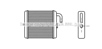 Отопление и вентиляция AVA QUALITY COOLING для PEUGEOT 305 II Break (581E) 1.9 Diesel