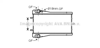 Водяной радиатор AVA QUALITY COOLING для PORSCHE 911 Кабриолет (997) 3.6 Turbo