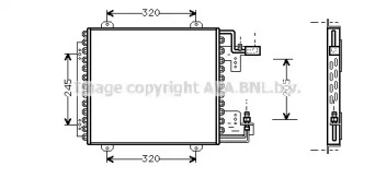 Конденсатор AVA QUALITY COOLING для RENAULT CLIO I (B/C57_, 5/357_) 1.4
