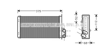 Отопление и вентиляция AVA QUALITY COOLING для NISSAN INTERSTAR Фургон (X70) dCi 120