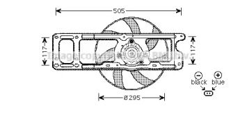 Система охлаждения AVA QUALITY COOLING для NISSAN KUBISTAR (X76) 1.2
