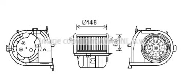 Отопление и вентиляция AVA QUALITY COOLING для RENAULT KANGOO (KC0/1_) 1.4 (KC0C, KC0H, KC0B, KC0M)