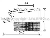 Испаритель AVA QUALITY COOLING для RENAULT KANGOO (KC0/1_) 1.4 (KC0C, KC0H, KC0B, KC0M)