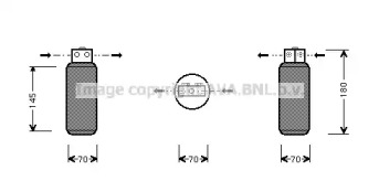 Кондиционер AVA QUALITY COOLING для SAAB 900 II Кабриолет 2.5 -24 V6