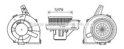 Отопление и вентиляция AVA QUALITY COOLING для VW POLO (6R, 6C) 1.2 TSI