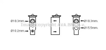Кондиционер AVA QUALITY COOLING для HONDA CIVIC VII купе (EM2) 1.7 i