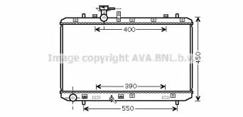 Водяной / масляный радиатор AVA QUALITY COOLING для SUZUKI SX4 (EY, GY) 1.6 VVT 4x4 (RW 416)