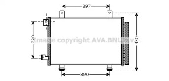 Кондиционер AVA QUALITY COOLING для SUZUKI SX4 (EY, GY) 1.6 VVT 4x4 (RW 416)