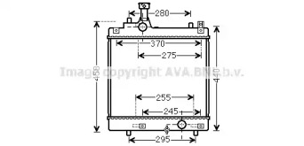 Водяной радиатор AVA QUALITY COOLING для NISSAN PIXO (UA0) 1.0