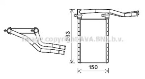 Отопление и вентиляция AVA QUALITY COOLING для SUZUKI SX4 (EY, GY) 1.6 VVT 4x4 (RW 416)
