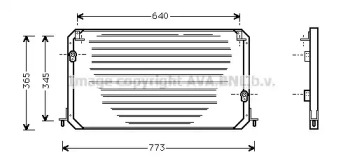 Кондиционер AVA QUALITY COOLING для LEXUS ES (VCV10_, VZV21_) 300 (MCV10_, VCV10_)