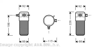 Кондиционер AVA QUALITY COOLING для VOLVO 940 II (944) 2.3 Turbo