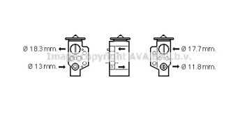 Кондиционер AVA QUALITY COOLING для VW POLO (6R, 6C) 1.2 TSI