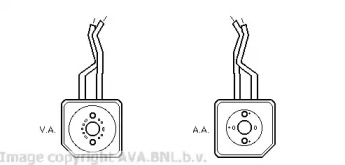 Водяной / масляный радиатор AVA QUALITY COOLING для VW BORA Variant (1J6) 1.6 16V