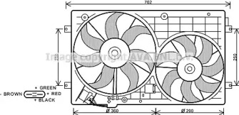 Система охлаждения AVA QUALITY COOLING для VW POLO (6R, 6C) 1.8 GTI