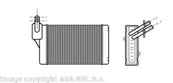 Салонный теплообменник AVA QUALITY COOLING для VW GOLF III (1H1) 1.8 Syncro (1HX1)