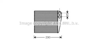 Салонный теплообменник AVA QUALITY COOLING для VW GOLF VI (5K1) 2.0 TDI