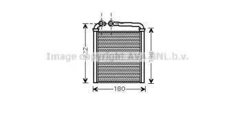 Салонный теплообменник AVA QUALITY COOLING для VW GOLF VI (5K1) 2.0 TDI