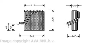 Кондиционер AVA QUALITY COOLING для VW BORA Variant (1J6) 1.4 16V