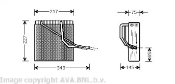 Кондиционер AVA QUALITY COOLING для VW BORA Variant (1J6) 1.4 16V