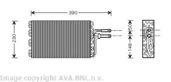 Кондиционер AVA QUALITY COOLING для VW TRANSPORTER IV c бортовой платформой/ходовая часть (70XD) 1.9 TD