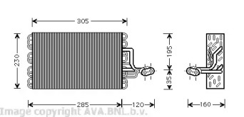 Кондиционер AVA QUALITY COOLING для VW TRANSPORTER IV c бортовой платформой/ходовая часть (70XD) 1.9 TD