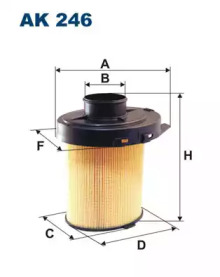 Воздушный фильтр FILTRON для PEUGEOT 106 I (1A, 1C) 1.0