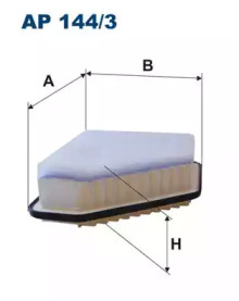 Воздушный фильтр FILTRON для TOYOTA AVENSIS универсал (_T27_) 2.0 D-4D (ADT270_)