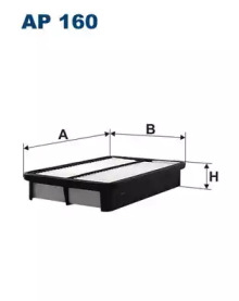 Воздушный фильтр/корпус воздушного фильтра FILTRON для MAZDA XEDOS 9 (TA) 2.3 24V