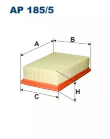 Воздушный фильтр FILTRON для NISSAN X-TRAIL (T31) 2.0