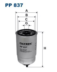 Топливный фильтр FILTRON для FORD ESCORT IV Turnier (AWF, AVF) 1.6 D
