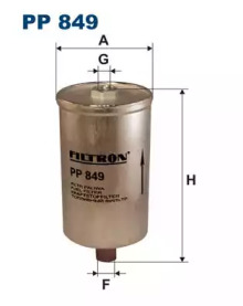 Топливный фильтр FILTRON для VW GOLF II (19E, 1G1) 1.8 GTI 16V