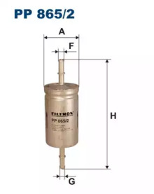 Топливный фильтр/ корпус FILTRON для JAGUAR S-TYPE (X200) 2.5 V6