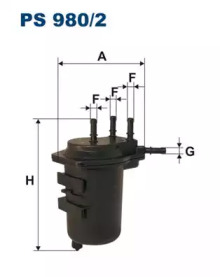 Запчасти для ТО FILTRON для NISSAN KUBISTAR (X76) 1.5 dCi