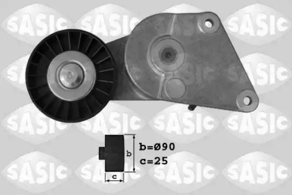 Поликлиновойремень / комплект SASIC для PEUGEOT 306 Кабриолет (7D, N3, N5) 1.8 16V
