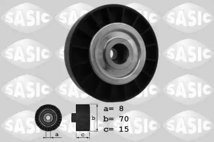 Паразитный / ведущий ролик SASIC для RENAULT KANGOO (KC0/1_) 1.4 (KC0C, KC0H, KC0B, KC0M)