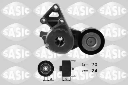 Поликлиновойремень / комплект SASIC для VW MULTIVAN V (7HM, 7HN, 7HF, 7EF, 7EM, 7EN) 2.0