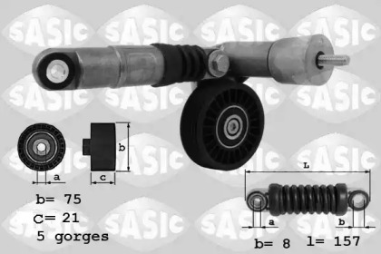 Поликлиновойремень / комплект SASIC для VW BORA Variant (1J6) 1.9 TDI