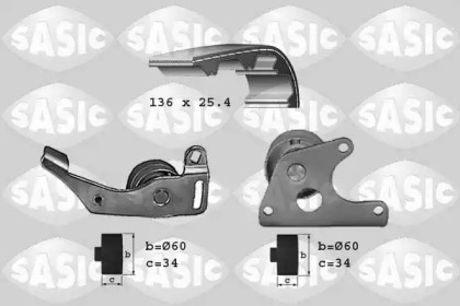 Комплект ремней ГРМ SASIC для PEUGEOT 205 I (741A/C) 1.7 Diesel
