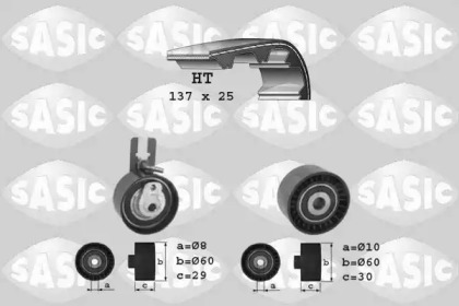 Комплект ремней ГРМ SASIC для PEUGEOT 207 CC (WD_) 1.6 HDi