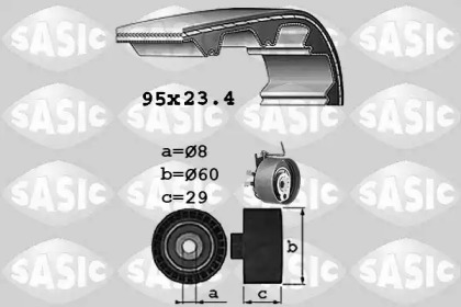 Ремень ГРМ / натяжение SASIC для NISSAN KUBISTAR (X76) 1.2 16V
