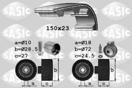 Ремень ГРМ / комплект SASIC для VW BORA Variant (1J6) 1.8 4motion