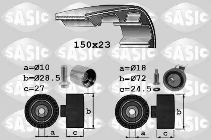 Ремень ГРМ / комплект SASIC для VW BORA Variant (1J6) 1.8 4motion