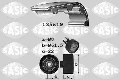 Ремень ГРМ / натяжение SASIC для VW CADDY II Variant (9K9B) 1.4