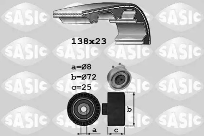 Комплект ремней ГРМ SASIC для VW MULTIVAN V (7HM, 7HN, 7HF, 7EF, 7EM, 7EN) 2.0