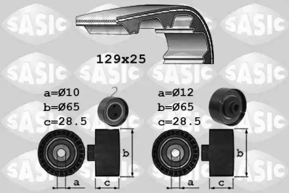 Комплект ремней ГРМ SASIC для HONDA CIVIC VII Hatchback (EU, EP, EV) 1.7 CTDi
