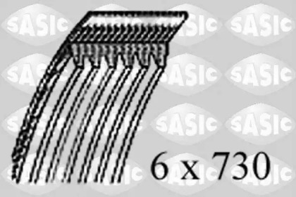 Поликлиновойремень / комплект SASIC для PEUGEOT 405 I (15B) 1.8 Turbo Diesel