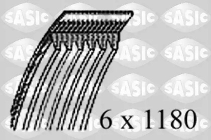 Поликлиновый ремень SASIC для VW CADDY II Variant (9K9B) 1.4